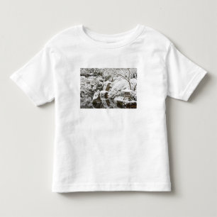 T-shirt Pour Les Tous Petits Neige du jardin japonais de Portland, 2