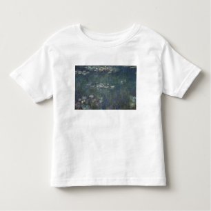 T-shirt Pour Les Tous Petits Nénuphars de Claude Monet   : Réflexions vertes