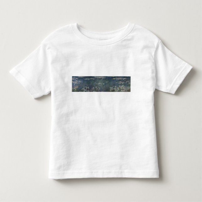 T-shirt Pour Les Tous Petits Nénuphars de Claude Monet | : Réflexions vertes (Devant)