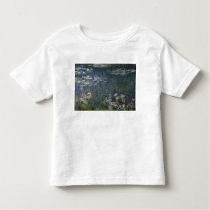 T-shirt Pour Les Tous Petits Nénuphars de Claude Monet   : Réflexions vertes