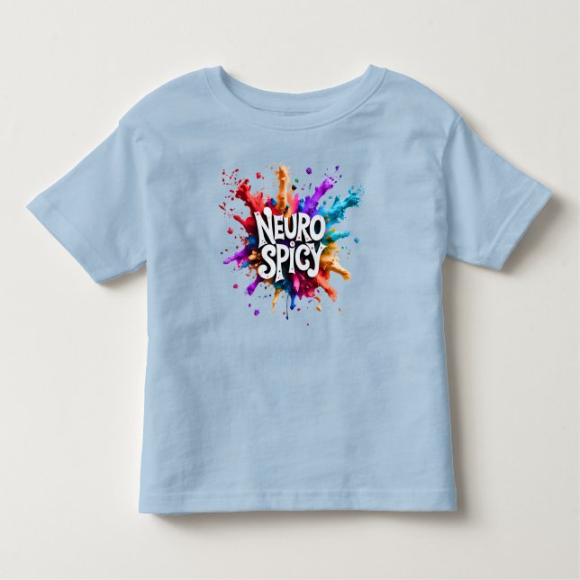 T-shirt Pour Les Tous Petits NEUROSPICY neurodiversity autism adhd dyslexia (Devant)