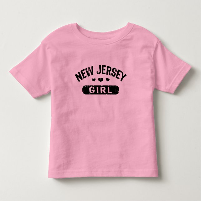 T-shirt Pour Les Tous Petits New Jersey Girl (Devant)