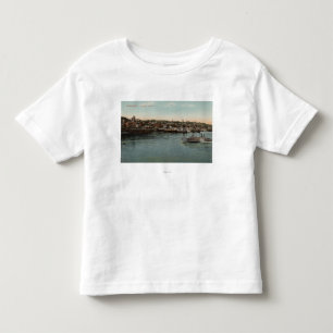 T-shirt Pour Les Tous Petits Newburgh, NY - vue de bord de mer du fleuve Hudson
