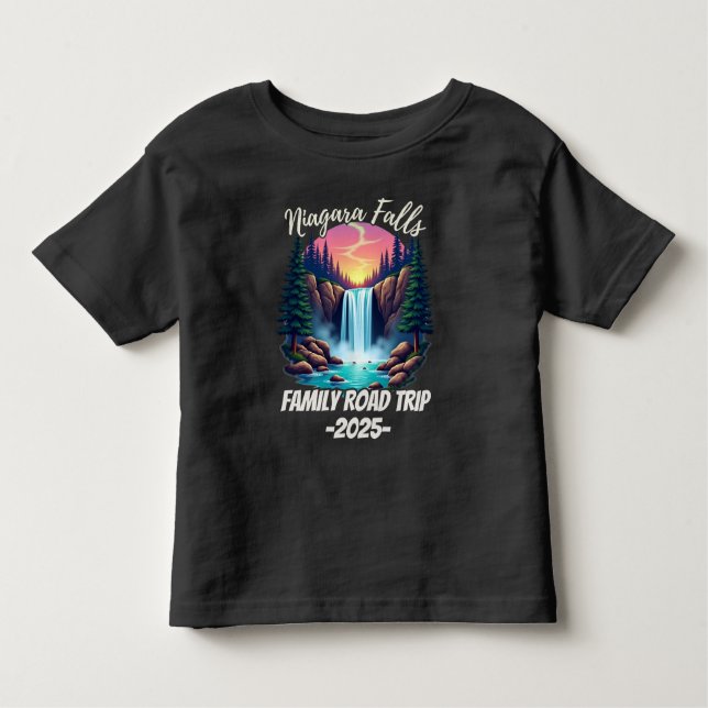 T-shirt Pour Les Tous Petits Niagara Falls Road Trip Famille Voyage Hommes (Devant)