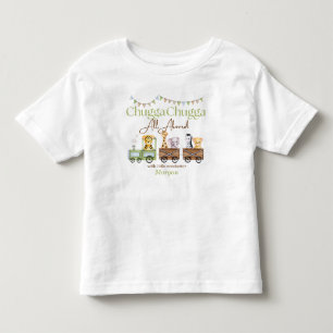 T-shirt Pour Les Tous Petits N'importe quel anniversaire Mignon Chugga Aquarell