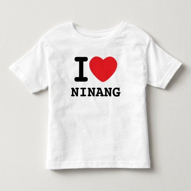 T-shirt Pour Les Tous Petits ninang du coeur i (Devant)