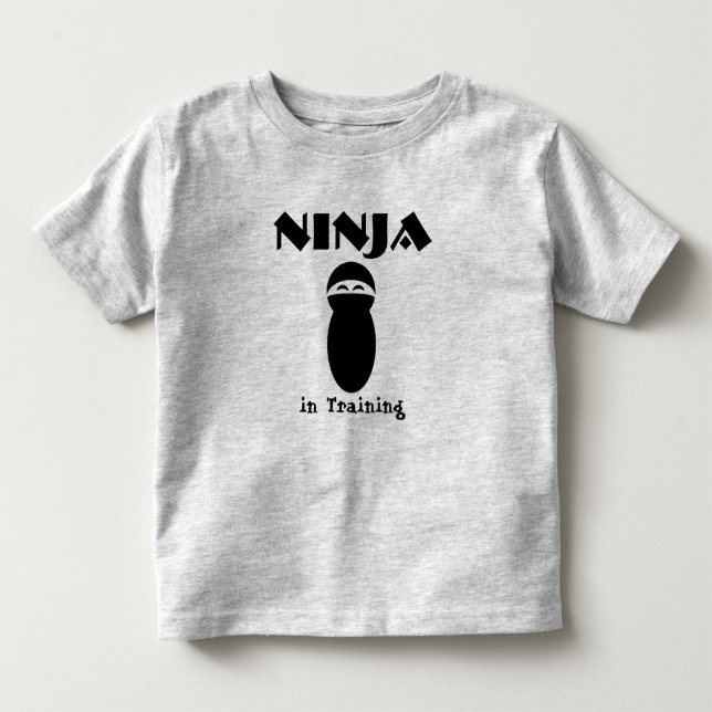 T-shirt Pour Les Tous Petits Ninja dans la formation (Devant)