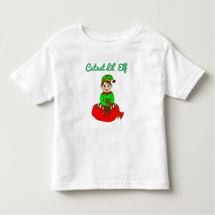 T-shirt Pour Les Tous Petits Noël à l'elfe de Lil