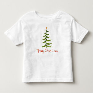 T-shirt Pour Les Tous Petits Noël Arbre Joyeux Noël