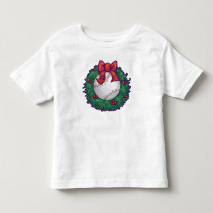 T-shirt Pour Les Tous Petits Noël de baseball