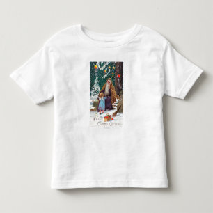 T-shirt Pour Les Tous Petits Noël de père de temps de Noël heureux avec