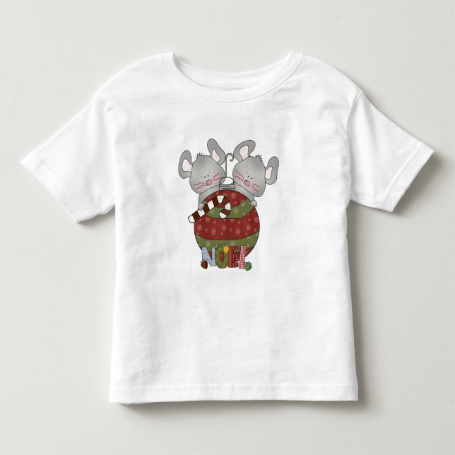 T-shirt Pour Les Tous Petits Noël Noel Mice (Devant)