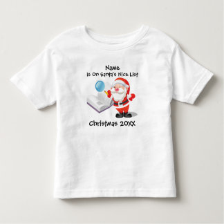 T-shirt Pour Les Tous Petits Noël personnalisé pour bébé ou bébé