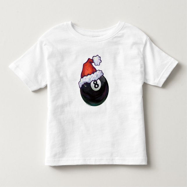 T-shirt Pour Les Tous Petits Noël Red Hat de 8 boules (Devant)