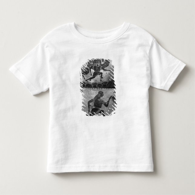 T-shirt Pour Les Tous Petits Noir-chiffre dinos de grenier (Devant)