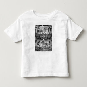T-shirt Pour Les Tous Petits Noir-chiffre dinos de grenier