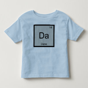 T-shirt Pour Les Tous Petits Nom de données Élément chimique Tableau périodique