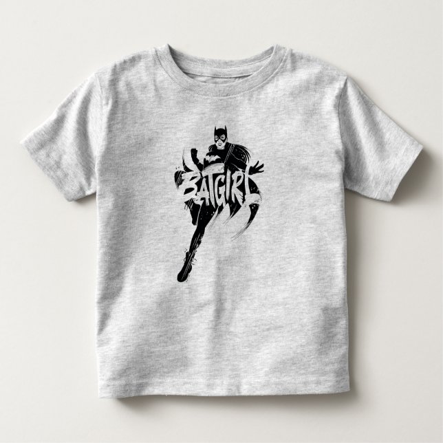 T-shirt Pour Les Tous Petits Nom de la brosse d'encre Batgirl (Devant)