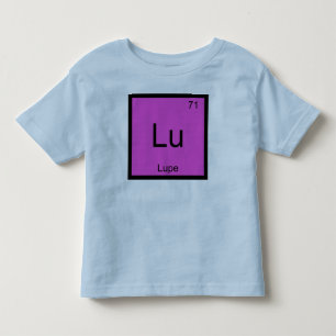 T-shirt Pour Les Tous Petits Nom de Lupe Élément chimique Tableau périodique