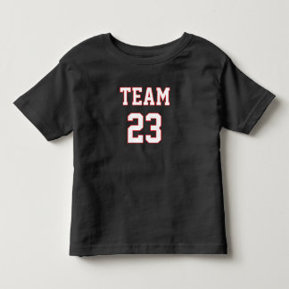 T-shirt Pour Les Tous Petits Nom d'équipe personnalisé Numéro Enfant Sportif Fa
