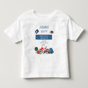 T-shirt Pour Les Tous Petits Nom du diplôme d'études préscolaires Année Tod