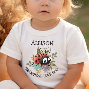 T-shirt Pour Les Tous Petits Nom floral de Bug Ladybug