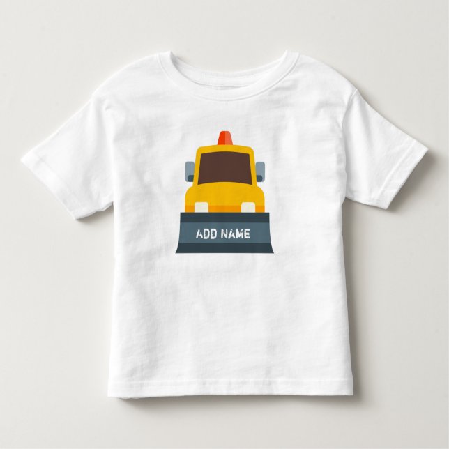 T-shirt Pour Les Tous Petits Nom personnalisé de la neige (Devant)