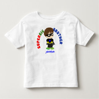 T-shirt Pour Les Tous Petits Nom personnalisé du tee du super grand frère