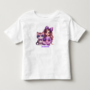 T-shirt Pour Les Tous Petits Nom personnalisé fille