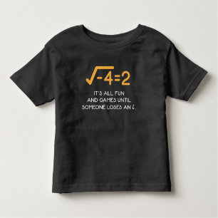 T-shirt Pour Les Tous Petits Nombre imaginaire Mathématicien Funny Math Nerd