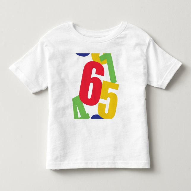 T-shirt Pour Les Tous Petits nombres (Devant)