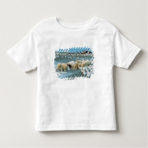 T-shirt Pour Les Tous Petits North Slope, Alaska. Ours polaires Ursus