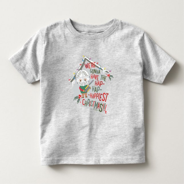 T-shirt Pour Les Tous Petits Nous allons avoir le Noël le plus heureux (Devant)