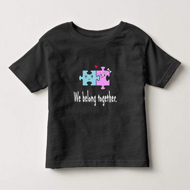 T-shirt Pour Les Tous Petits Nous appartenons ensemble (Devant)