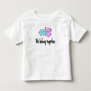 T-shirt Pour Les Tous Petits Nous appartenons ensemble