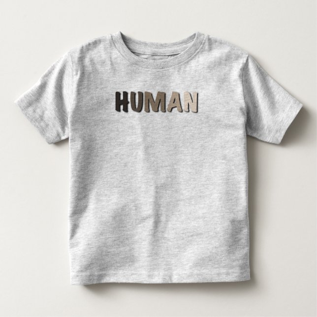T-shirt Pour Les Tous Petits Nous sommes humains | une communauté mondiale (Devant)