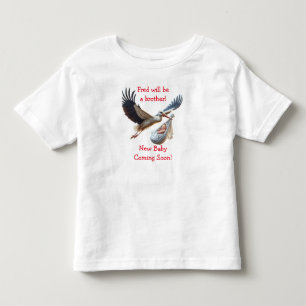 T-shirt Pour Les Tous Petits Nouveau bébé, annonce amusante de grand frère ou g