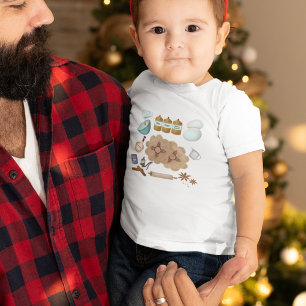 T-shirt Pour Les Tous Petits Nouveau-Mexique Biscochito Cookies Zia Sun
