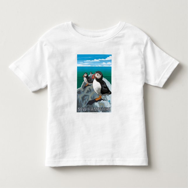 T-shirt Pour Les Tous Petits Nouvelle scène de HampshirePuffins (Devant)