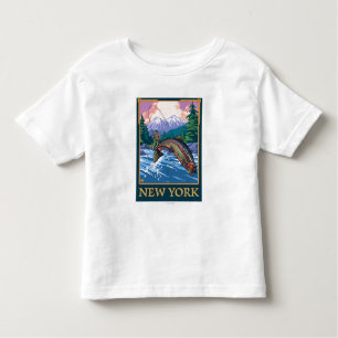 T-shirt Pour Les Tous Petits Nouvelle scène de pêcheur de YorkAngler