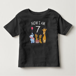 T-shirt Pour Les Tous Petits Now I, 7 ans d'or 7th Birthday