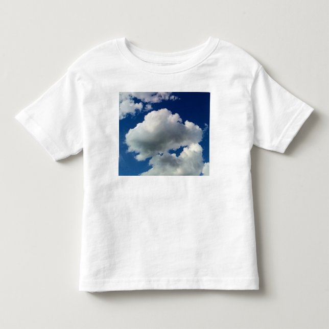 T-shirt Pour Les Tous Petits Nuages blancs doux (Devant)