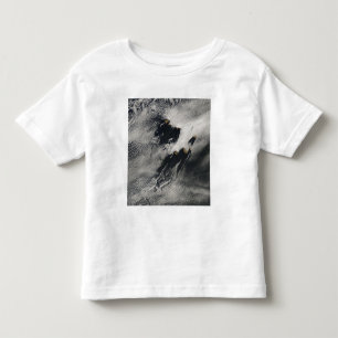 T-shirt Pour Les Tous Petits nuages de vague et vortexes Bateau-vague-formés d