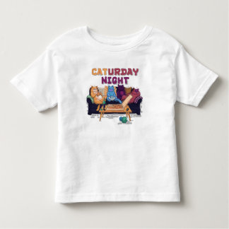 T-shirt Pour Les Tous Petits Nuit du Caturday