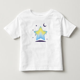T-shirt Pour Les Tous Petits Nursery Étoilé et Lunaire Pastel Fantaisiste