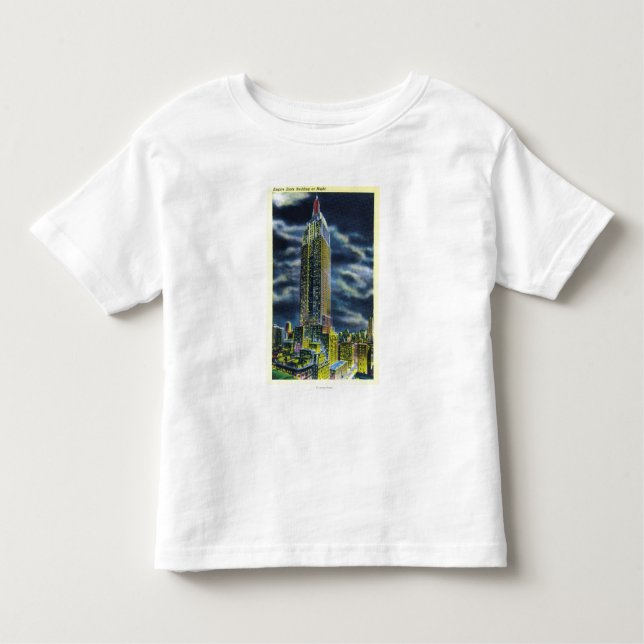 T-shirt Pour Les Tous Petits NYC, nouvel état de YorkEmpire construisant la (Devant)
