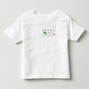 T-shirt Pour Les Tous Petits Obama Ohana (la "famille" hawaïenne) tortues gami