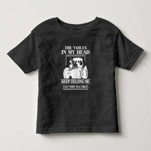 T-shirt Pour Les Tous Petits Obtenez plus de tracteur accro fermier drôle agri