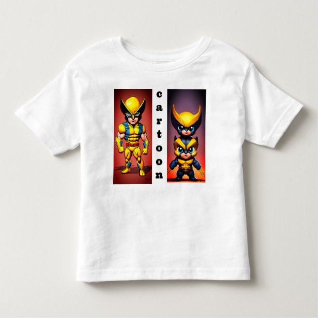T-shirt Pour Les Tous Petits Obtenez Votre Réparation Merveilleuse : Baby Wolve (Devant)
