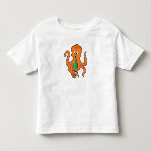 T-shirt Pour Les Tous Petits Octopus avec bouteille.PNG